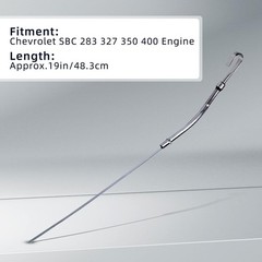 Flexible Engine Oil Dipstick For Chevrolet Small Block SBC 265 283 305 327 350