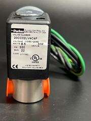 Parker 20CC02LV4C4F Solenoid Valve 1/8″ NPT 2‑Way NC 0–320 PSI 120V Coil