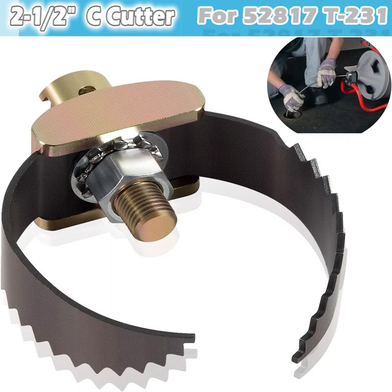 2-1/2″ C Cutter Drain Cleaner Tool 52817 T-231 for Ridgid K-40 K-45 K-50 K-3800