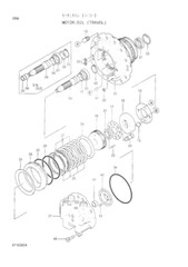 travel motor:rotor ,valve plate,bushing,piston,set plate,shaft,spring,ex120-2