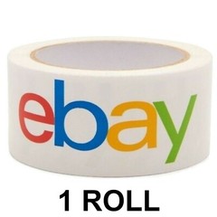 1 Roll Tape Shipping & Packing Opaque Color with eBay Brand Multicolor Logo