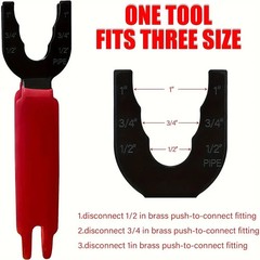 Sharkbite removal tool for 1 inch, 3/4″ and 1/2″