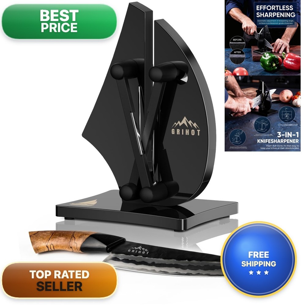 Grihot VN3 Professional Knife Sharpener Obsidian Color