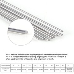 1 Pack Dental Orthodontic Super Elastic Niti Round Arch Wire Ovoid/Nature Form