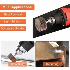 1x1x1/4″ Flap Wheel Sander for Drill Mounted Sanding Grinding 40 60 80 120 Grit