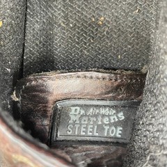 Dr Martens P0313 Industrial Steel Toe Work Shoes Brown Leather Mens