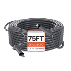 Starlink Gen 2 Cable 75 FT Extension Cable for Standard Generation 2 1200 Mps
