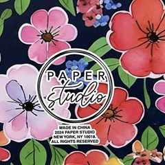 BLOOM Hardcover Spiral Notebook Journal Pen Sticker Set Colorful Lined Flowers