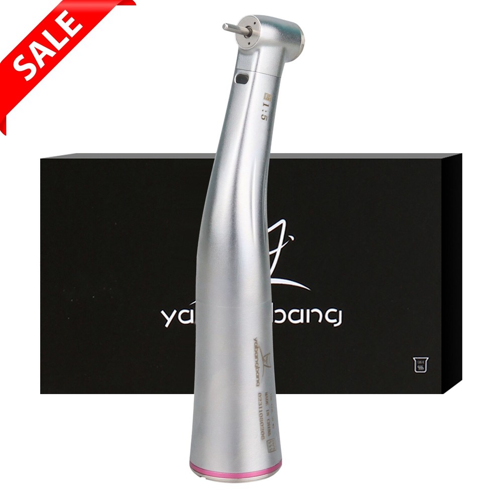 Dental 1:5 Fiber Optic LED Contra Angle Handpiece Fits NSK/Kavo Mini Head