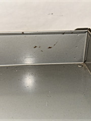 Hamilton Skyline 3-Tier Metal Paper Tray Industrial File Organizer Gray vintage