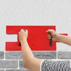 Concrete Wall Formwork Stamp Cement Textured Slate Pad for Concrete Decorative