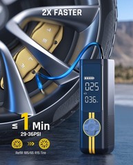 Fanttik X8 APEX Tire Inflator Yellow and X8 APEX EVA Protective Case
