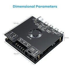 ZKAS21 TPA3255 Bluetooth 5.1 Power Amplifier Board HiFi 2.1 Channel 220Wx2+35…