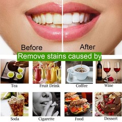 2-Pack Teeth Whitening Charcoal Powder + Bamboo 0.53 Ounce (Pack of 2), Black
