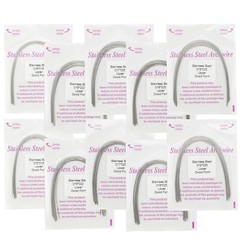 Dental Orthodontic Arch Wire NiTi Stainless Steel Rectangular Round Ovoid Form