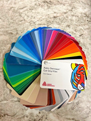 Avery Dennison Swatch Deck HP750 & SC950 Films (92 Colors)