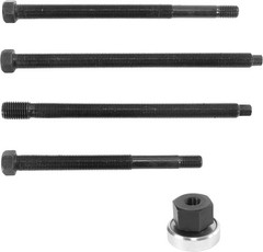 HFS(R) 5Pcs Long Reach Harmonic Balancer Installer Kit, 4 Adapters & Nut Bearing