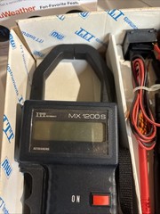 ITT Instruments MX 1200S Digital Clamp-On Multimeter MX1200S NOB