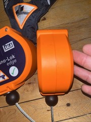 3M DBI-SALA Nano-Lok Edge, Twin-Leg, Self Retracting Lifeline 3500277 Good Cond.