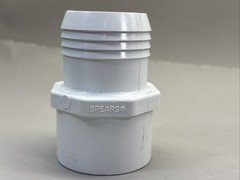 LOT of 5 – 2″ 460-020 PVC Hose Pipe Fitting Adapter Barbed Spigot Connection