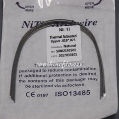 Dental Orthodonic Niti Heat Thermal Activated Rectangular Ovoid/Square/Natural