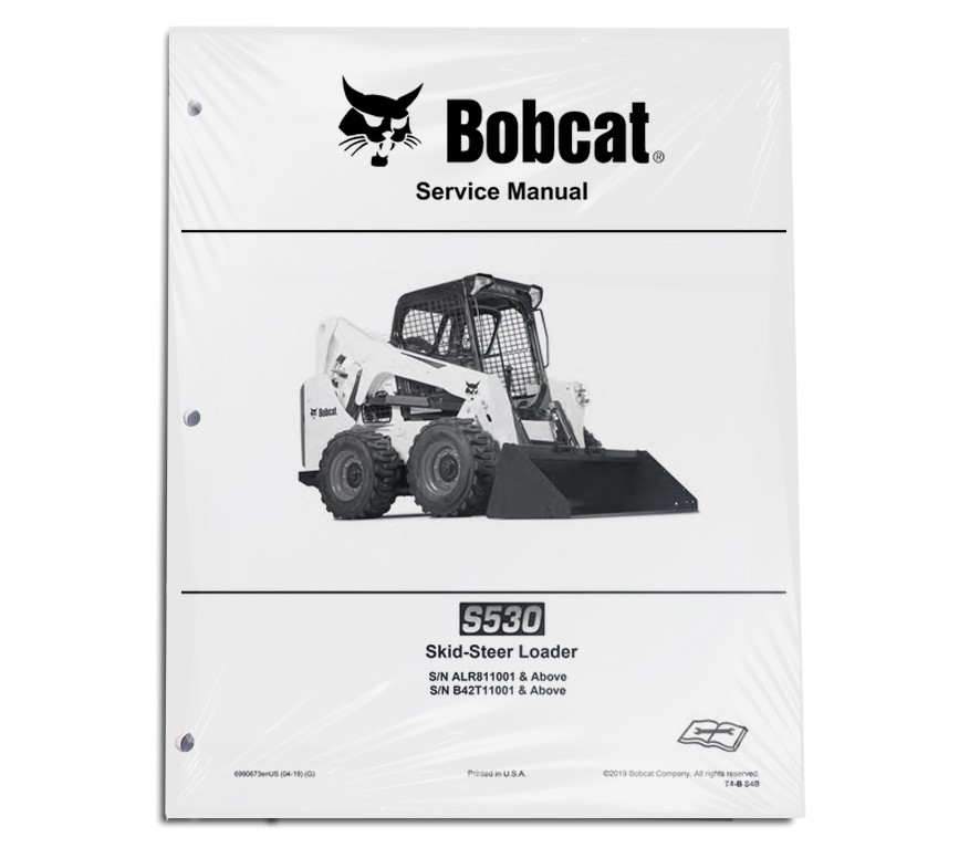 Bobcat S530 Skid Steer Loader Service Manual Shop Repair Book – 6990673
