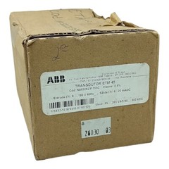 Transdutor ABB ETM 45 N00326231355C 0,5% 0-180v 60Hz 4-20mA
