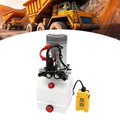4l 12v Electric Hydraulic Pump Double Acting Hydraulic Pump For Dump Trailer