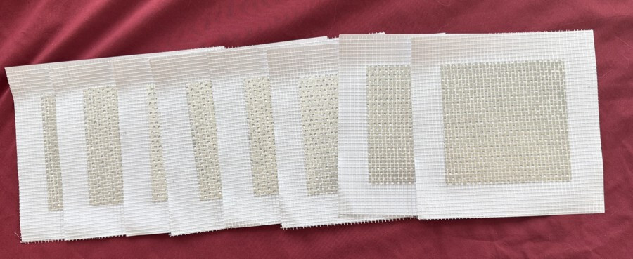 8 Pcs 4″ x 4″ inch Adhesive Mesh Wall Repair Patch for Damaged Drywall Ceiling