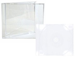 50 STANDARD Clear CD Jewel Case (Unassembled) **1-3 DAYS