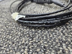 E163860-NR UL CMP 150C 3C 18AWG Black Electronic Cable with Sensor 5 Feet