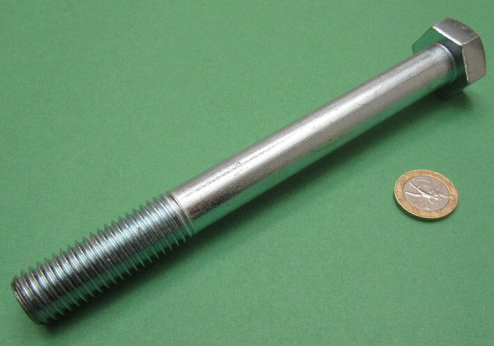Grade 2 Zinc Cap Screw Bolt, Steel, PT, 3/4″-10 x 7.00″ Length, 5 Pcs