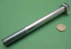 Grade 2 Zinc Cap Screw Bolt, Steel, PT, 3/4″-10 x 7.00″ Length, 5 Pcs