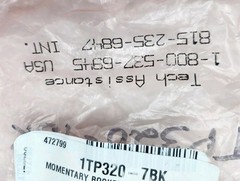 Momentary Rocker Switch 1TP320-7BK SPST 1TP8-7 New # 2TP320-7BK 472799