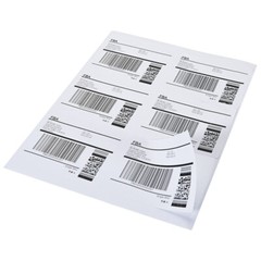4″x3 1/3″ Laser Ink Jet Blank Address Shipping Labels Self Adhesive 6 per sheet