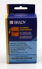 Brady 110900 BMP21 Series WorkHorse Black on Clear Polyester Labels M21-500-430