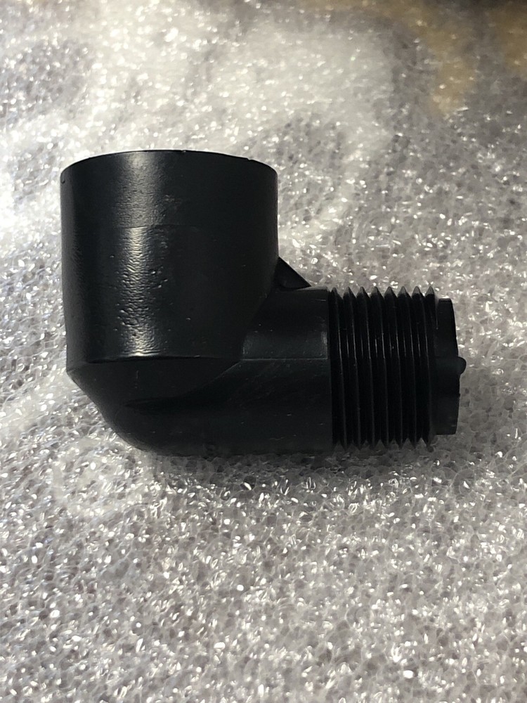 Lasco M412-005 SCH 40 HDPE 90º Street Elbow,1/2″ MIPT x FIPT NEW BOX 50 PCS