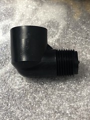 Lasco M412-005 SCH 40 HDPE 90º Street Elbow,1/2″ MIPT x FIPT NEW BOX 50 PCS