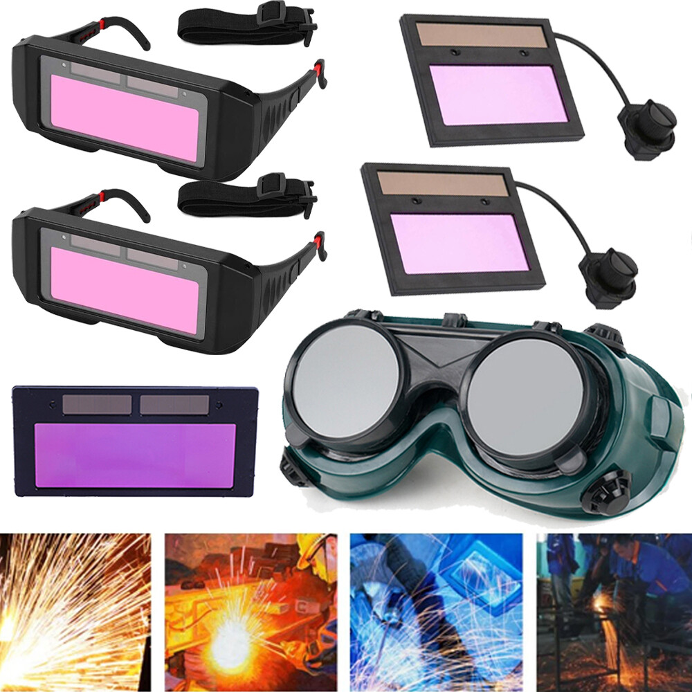 For Welding Welder Glasses Helmet Auto Darkening Solar Mask Goggles Eyes Protect