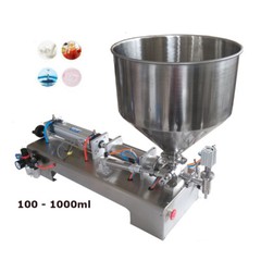 1PC 1 Nozzle Piston Filler Bottle Pack Seal Paste Liquid Fill Machine 100-1000ml