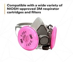 3M Reusable PPE Half Face Protective Respirator Facepiece Mask Filter Cartridge
