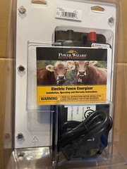 Power Wizard PW500 110V Plug-In Electric Fence Charger (Sealed/Unused)