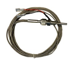 Temp Thermocouple K type, stainless Steel Probe, 12 ft (3.66M)