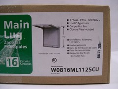 NEW Siemens W0816ML125CU 8Space (16circ) OUTDOOR 125A Breaker Panel 1PH SAU3308