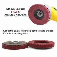 5PCS 4-1/2″ Flap Discs Metal Abrasive Polishing Buffiing Wheel for Angle Grinder