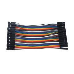 Antrader Breadboard Jumper Wires 40 Pin 10CM Female 3.9 Inch (10cm), 40