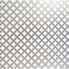 Aluminum Sheet 1 ft x 2 ft Cloverleaf Mill Lightweight Wear-Resistant Perforated
