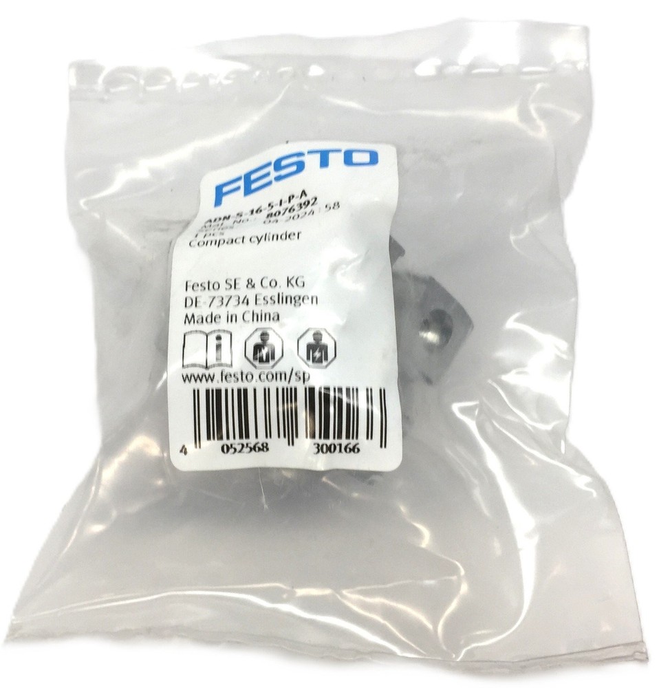 Festo Series: 04-2024:58 Compact Cylinder ADN-S-16-5-I-P-A (8076392) NOS