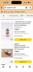 NIB – Appleton – ECP1523 – 2W-3P Plug