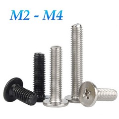 M2 M2.5 M3 M4 CM Phillips Ultra Thin Flat Wafer Head Screw Bolt Machine Screw
